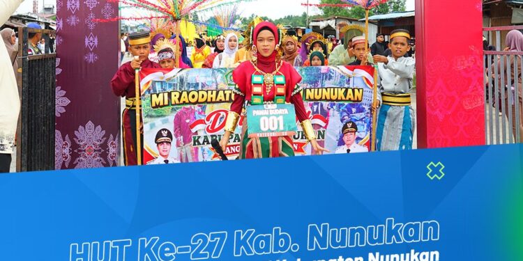 Pawai Budaya HUT ke-27 Kabupaten Nunukan Meriah, Bupati Ajak Generasi Muda Lestarikan Budaya Daerah